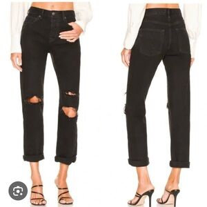 We The Free distressed black jeans